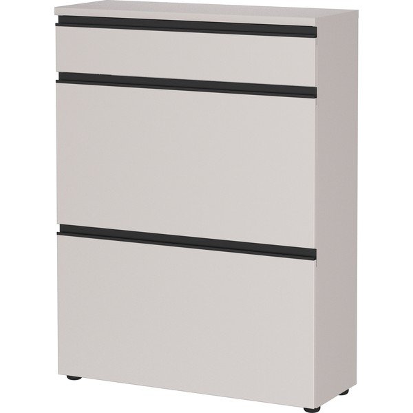 Кремава стойка за обувки 80x107x29 cm Baldone – Germania