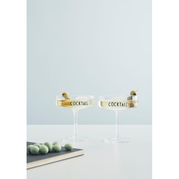 Комплект от 2 коктейлни чаши Cocktail - Design Letters-image-1