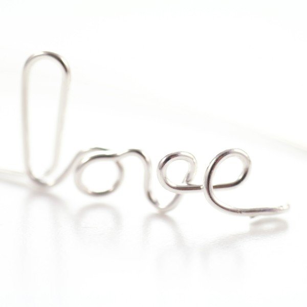 Náušnice Love Silver-image-1
