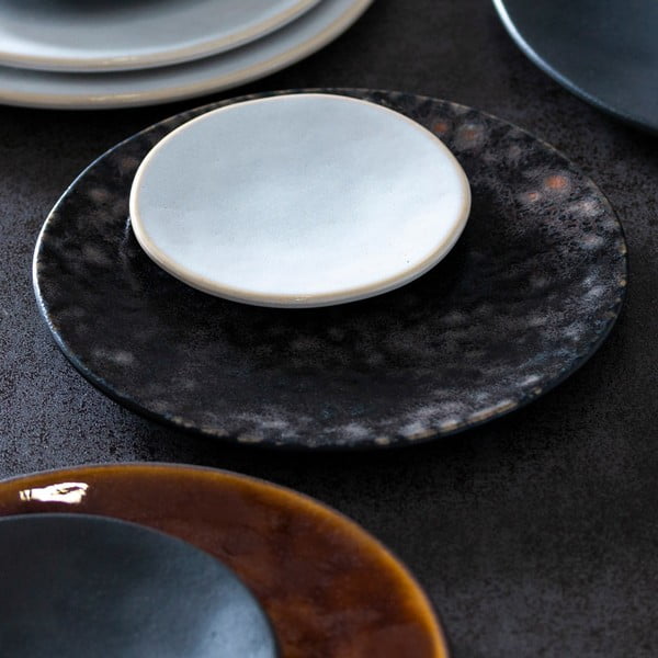 Сив керамичен поднос Iris, ⌀ 28 cm Roda - Costa Nova-image-1