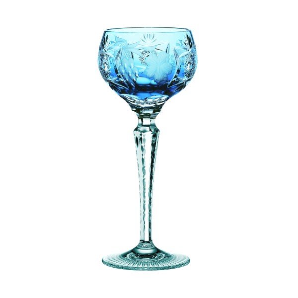 Tyrkysová sklenice na víno z křišťálového skla Nachtmann Traube Wine Hock Aquamarine, 230 ml