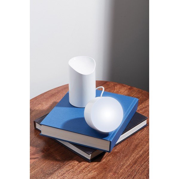 Бяла LED настолна лампа (височина 14 cm) Orbe – Lexon-image-2