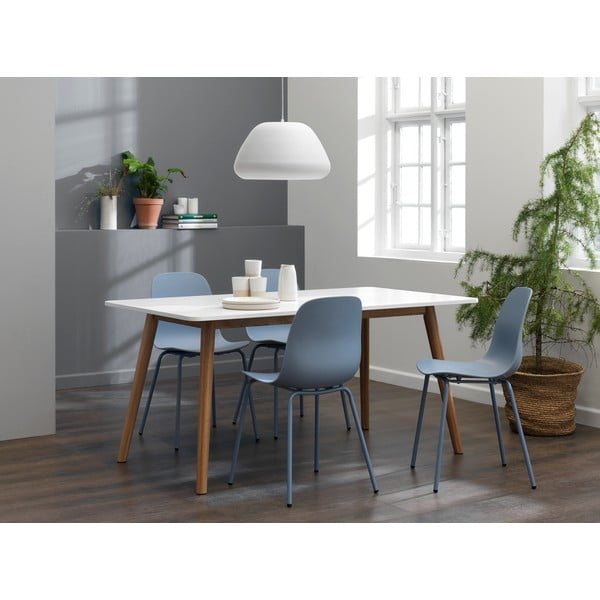 Комплект от 2 сиво-сини стола Whitby - Unique Furniture-image-1