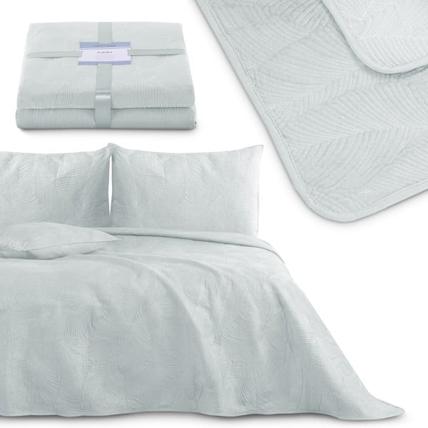 Светлосиво покривало за легло 200x220 cm Palsha – Restilo-image-3