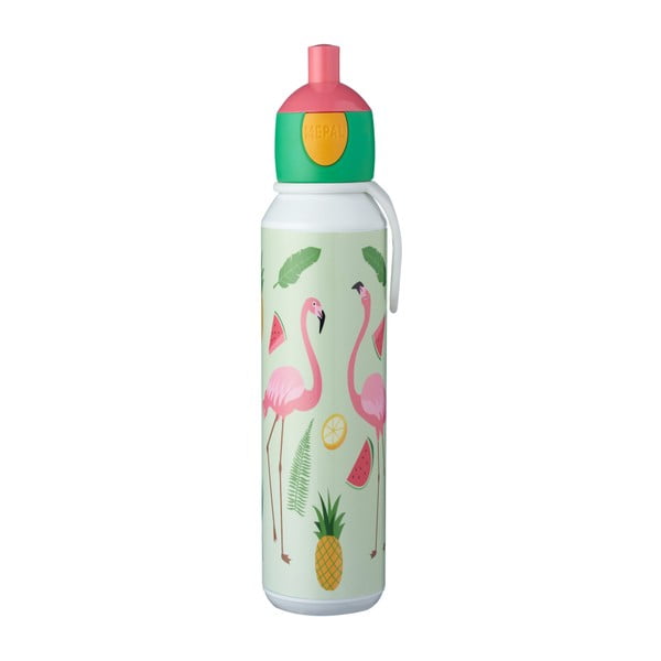 Бутилка за вода с мотиви на фламинго Pop-Up Tropical Flamingo - Mepal