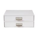 Бяло двуетажно чекмедже за документи , 33 x 22,5 cm Birger - Bigso Box of Sweden