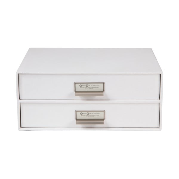 Бяло двуетажно чекмедже за документи , 33 x 22,5 cm Birger - Bigso Box of Sweden