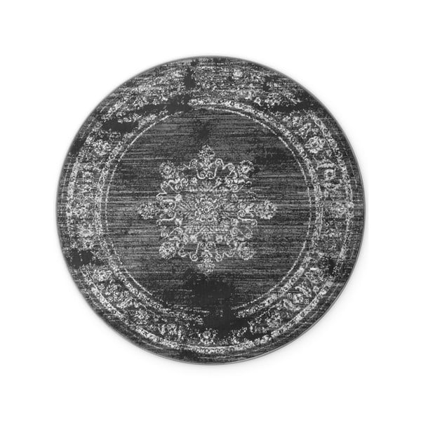 Сив кръгъл килим ø 160 cm Gloria Lydia – Hanse Home