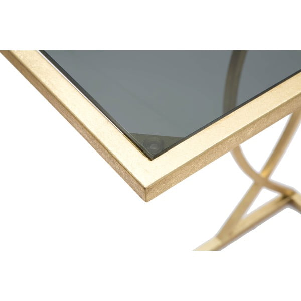 Масичка за кафе със стъклен плот 25,5x45,5 cm Glam - Mauro Ferretti-image-3