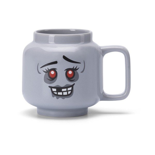 Сива керамична детска чаша за лате 530 ml Zombie – LEGO®