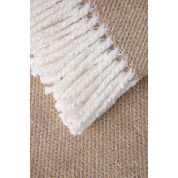 Светлокафяво каре със съдържание на памук , 140 x 180 cm Jade - Euromant-image-2