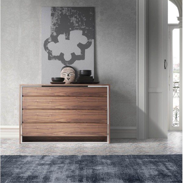 Komoda Ángel Cerdá Walnut Steel Wide-image-2