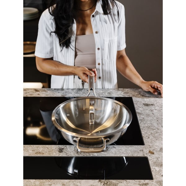 Уок тиган с капак от неръждаема стомана ø 30 cm Chili Ta – FABINI-image-3