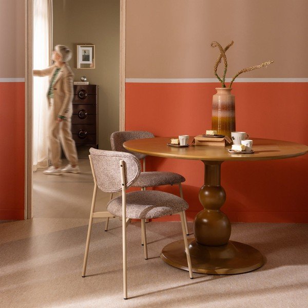 Кръгла трапезна маса от масивно манго 120x120 cm Blanco – WOOOD-image-1