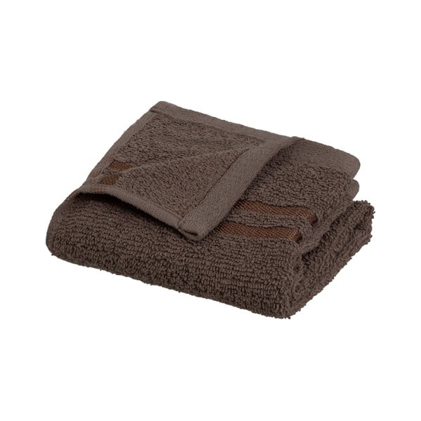 Кафява памучна кърпа от тери 30x50 cm Simple – Casa Selección