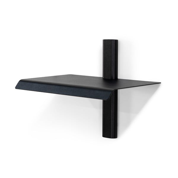 Черен метален стенен рафт 28 cm Hola – Spinder Design-image-3