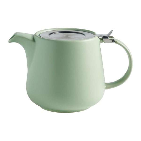 Зелен порцеланов чайник с цедка Tint, 1,2 л - Maxwell & Williams
