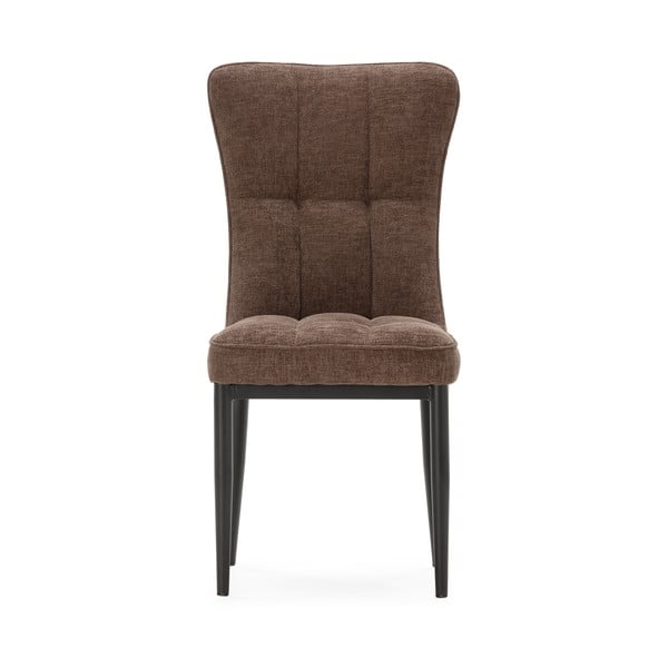 Кафяви трапезни столове в комплект от 2 бр. Damon – Marckeric-image-3
