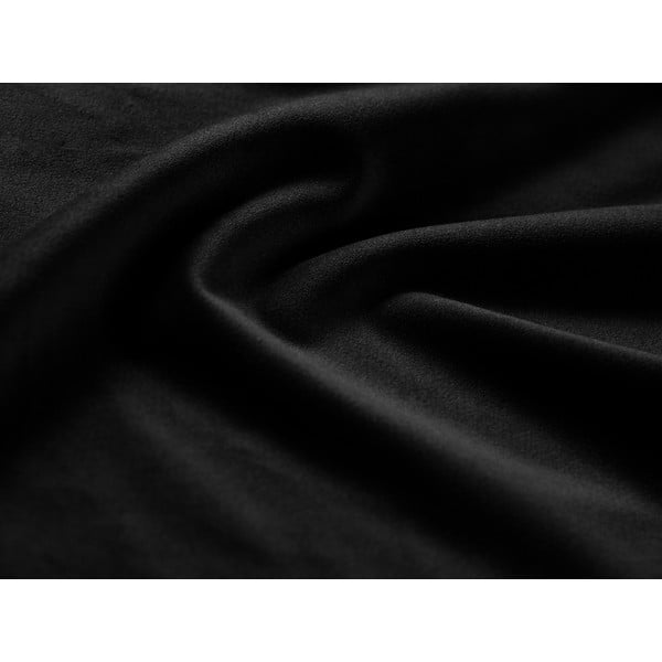 Черна кадифена табуретка Kyoto – Cosmopolitan Design-image-4