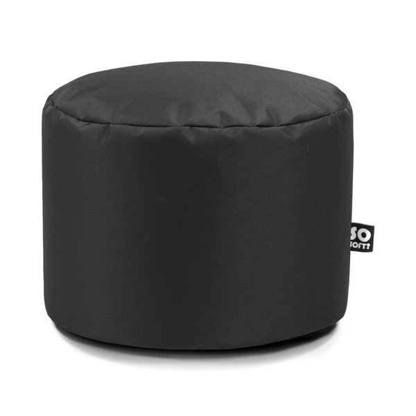 Сив детски пуф Dot M – So Soft?