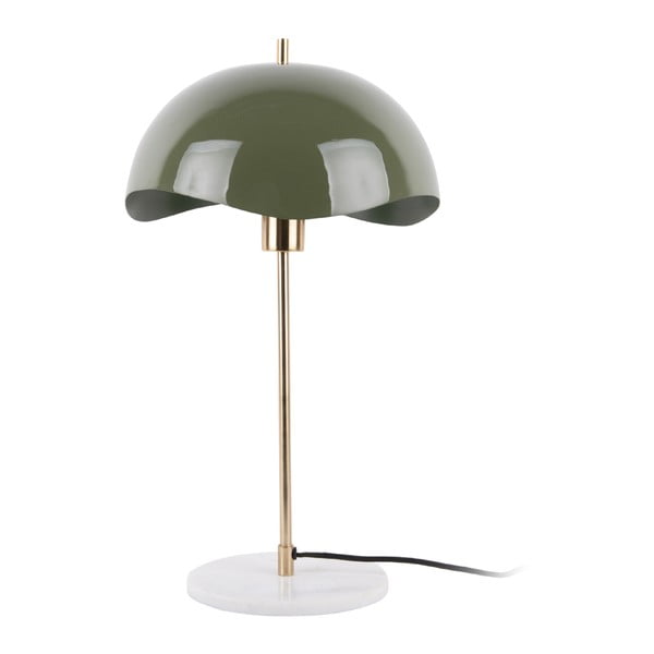 Зелена настолна лампа (височина 56 cm) Waved Dome - Leitmotiv