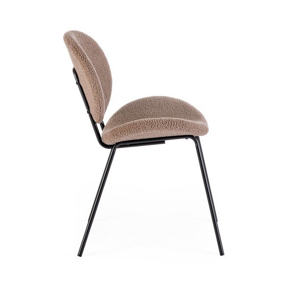 Бежов тапициран трапезен стол Maddie – Yes Everyday-image-3