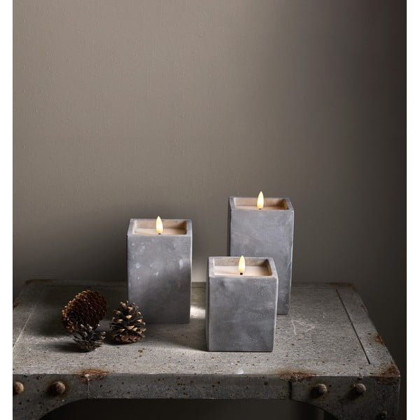 LED свещ (височина 11,5 см) Flamme Cem - Star Trading-image-3