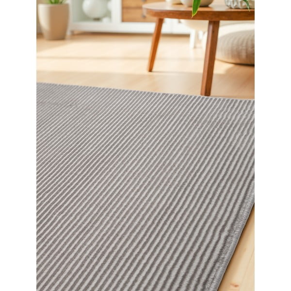 Сива и кремава пътека 80x240 cm Perles Dolomite – Elle Decoration-image-1