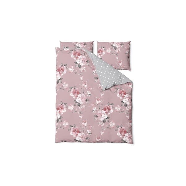 Розово памучно спално бельо за единично легло , 140 x 220 cm Belle - Bonami Selection