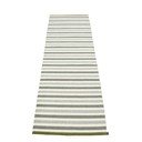 Зелена и кремава пътека за открито и закрито 70x240 cm Teo Sage – Pappelina