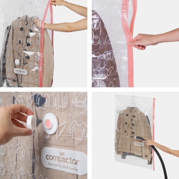 Вакуумни торбички в комплект от 4 броя Hanging Vacuum M/L – Compactor -image-4