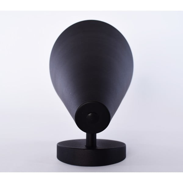 Черна стенна лампа, височина 16 cm Lisboa - SULION-image-2