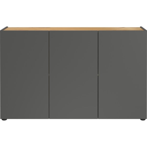Антрацитно шкафче от декор от дъб  120x76x34 cm Adrano – Germania