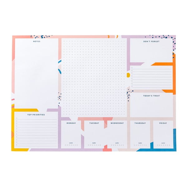 A3 Work Hard Desk Planner - Busy B-image-2