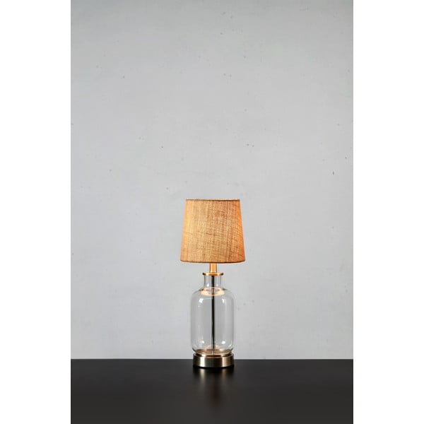 Настолна лампа в естествен цвят с абажур от юта (височина 43 cm) Costero - Markslöjd-image-1