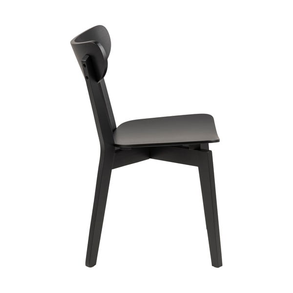 Черен трапезен стол Roxby - Actona-image-2