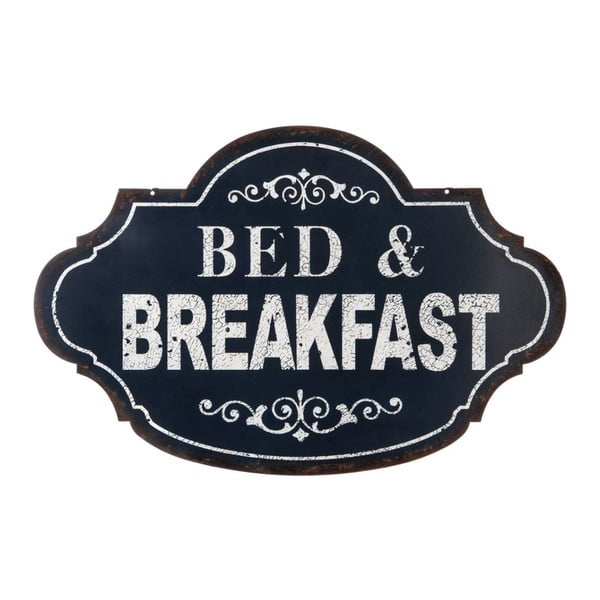 Plechová cedule Bed&Breakfast