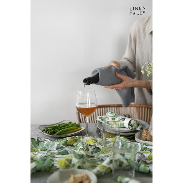 Ленена кърпа за съдове 45x65 cm Khaki – Linen Tales-image-4