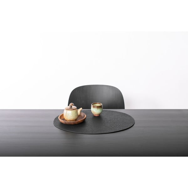 Черна подложка от изкуствена кожа , 33 x 45 cm Troja - ZicZac-image-1