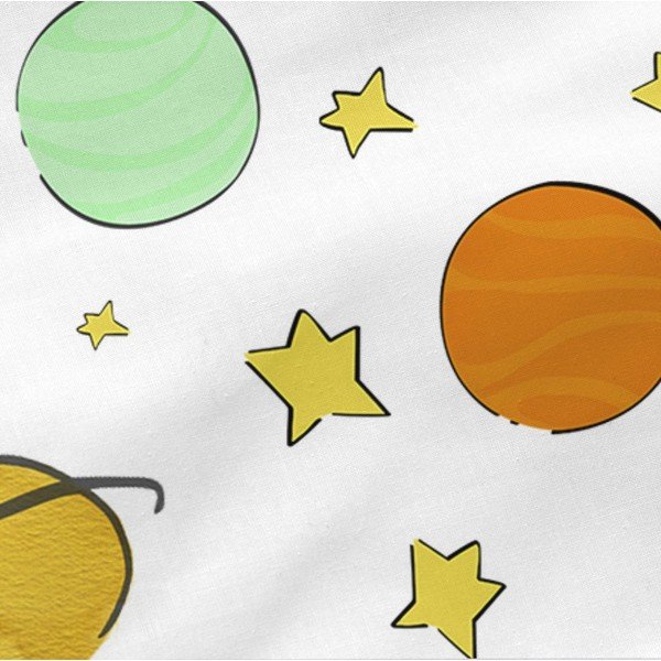 Калъф за матрак за детско легло 60 cm Les planetes - Mr. Fox-image-3