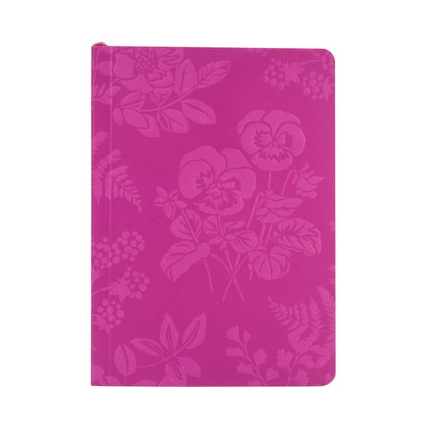 Linkovaný zápisník A6  Laura Ashley Parma Violets by Portico Designs, 150 stránek