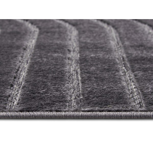 Антрацитен килим 57x90 cm Iconic Wave - Hanse Home-image-2