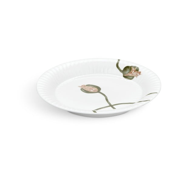 Бяла порцеланова чиния Poppy, ø 19 cm Hammershøi - Kähler Design