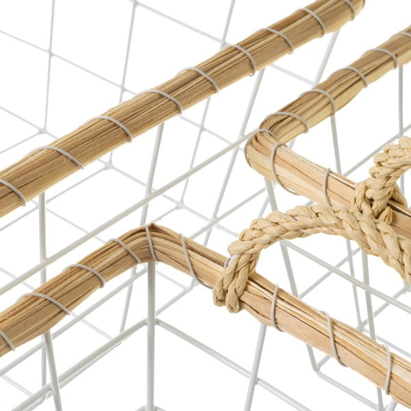 Телени метални кошници в комплект от 6 броя - Casa Selección-image-4