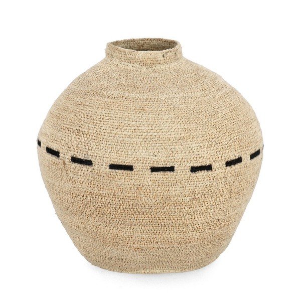 Бежова ратанова ръчна изработка ваза (височина 31 cm) Hue – Bizzotto