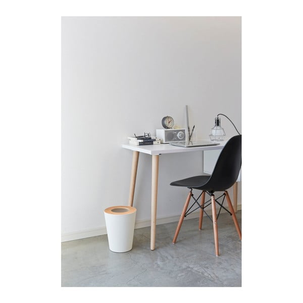 Бяла кошница за отпадъци Round Rin - YAMAZAKI-image-2