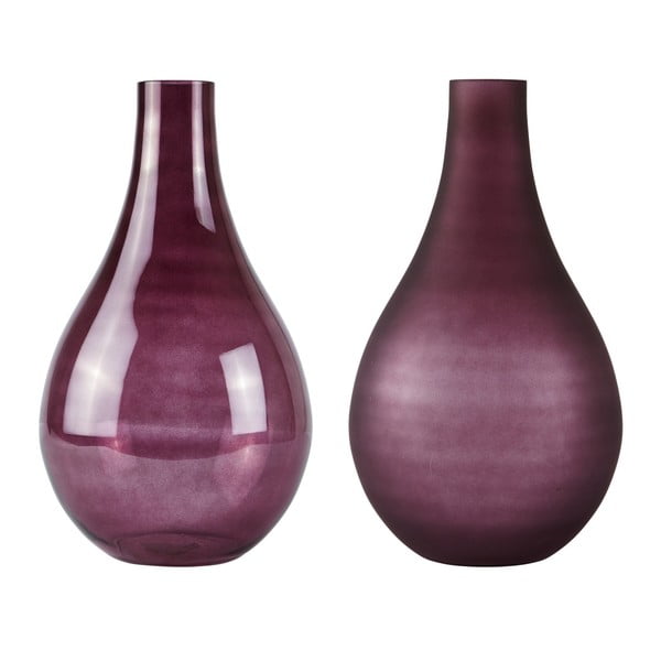 Комплект от 2 вази в цвят бордо - Villa Collection