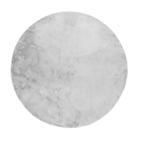 Светлосив кръгъл килим подходящ за пране ø 120 cm Pelush Grey – Mila Home
