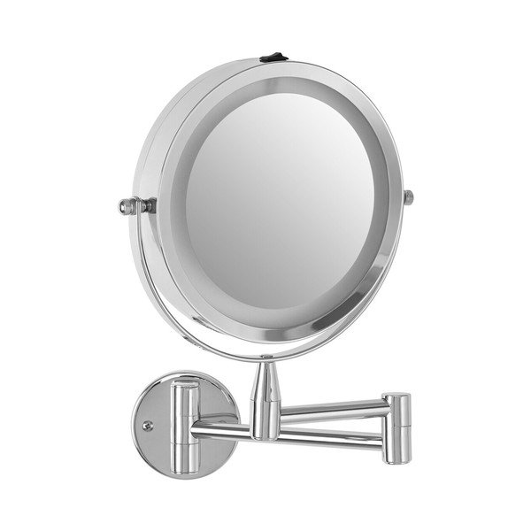 Козметично огледало със светлина/увеличително (увеличение 2x) 18x29 cm Cassini – Premier Housewares