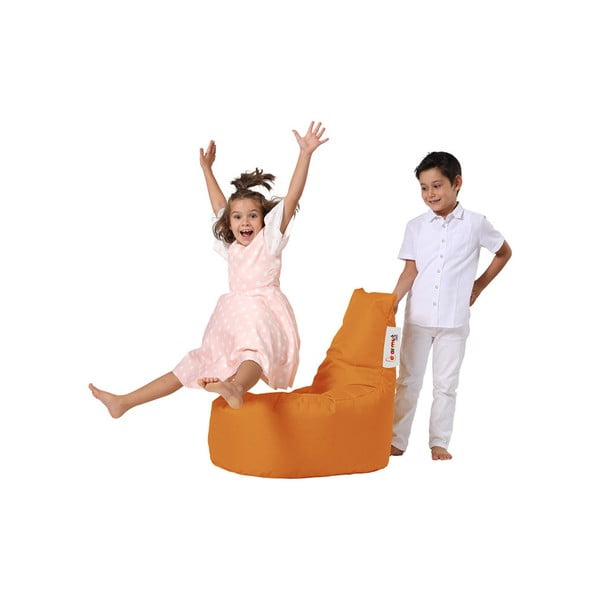 Оранжев детски чувал за сядане Baton - Floriane Garden-image-4